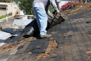Roof Replacement being worked on in San Antonio | WeatherTech Roofing San Antonio Roofer Contractor Company Residential and Commercial