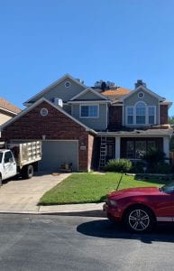 Roof Being Worked on by San Antonio Roofing Contractors | WeatherTech Roofing San Antonio Roofer Contractor Company Residential and Commercial