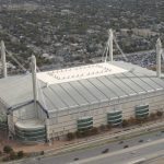 Overhead view of the San Antonio Alamodome's Roof