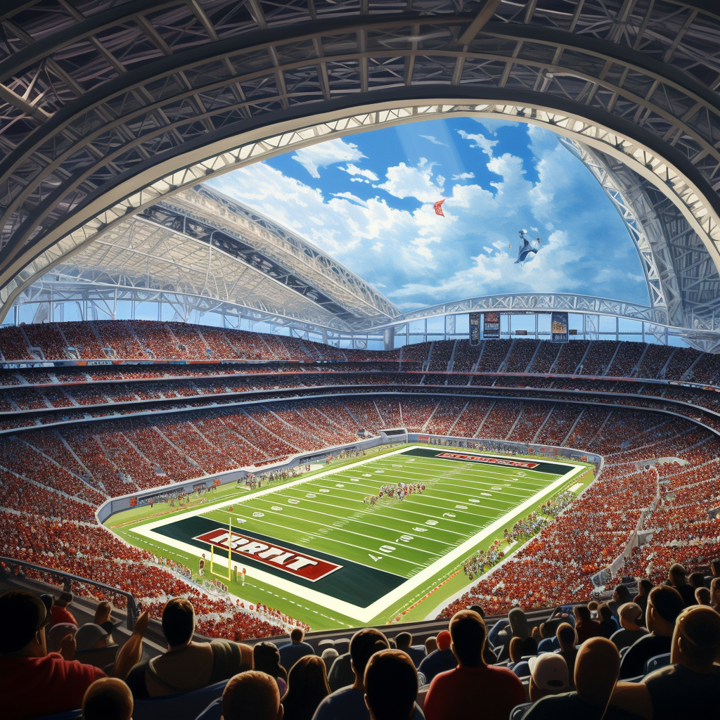 San Antonio NFL Stadium with Retractable Roof